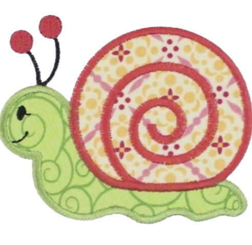 a slow and steady snail doodle